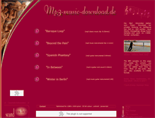 Tablet Screenshot of mp3-music-download.de